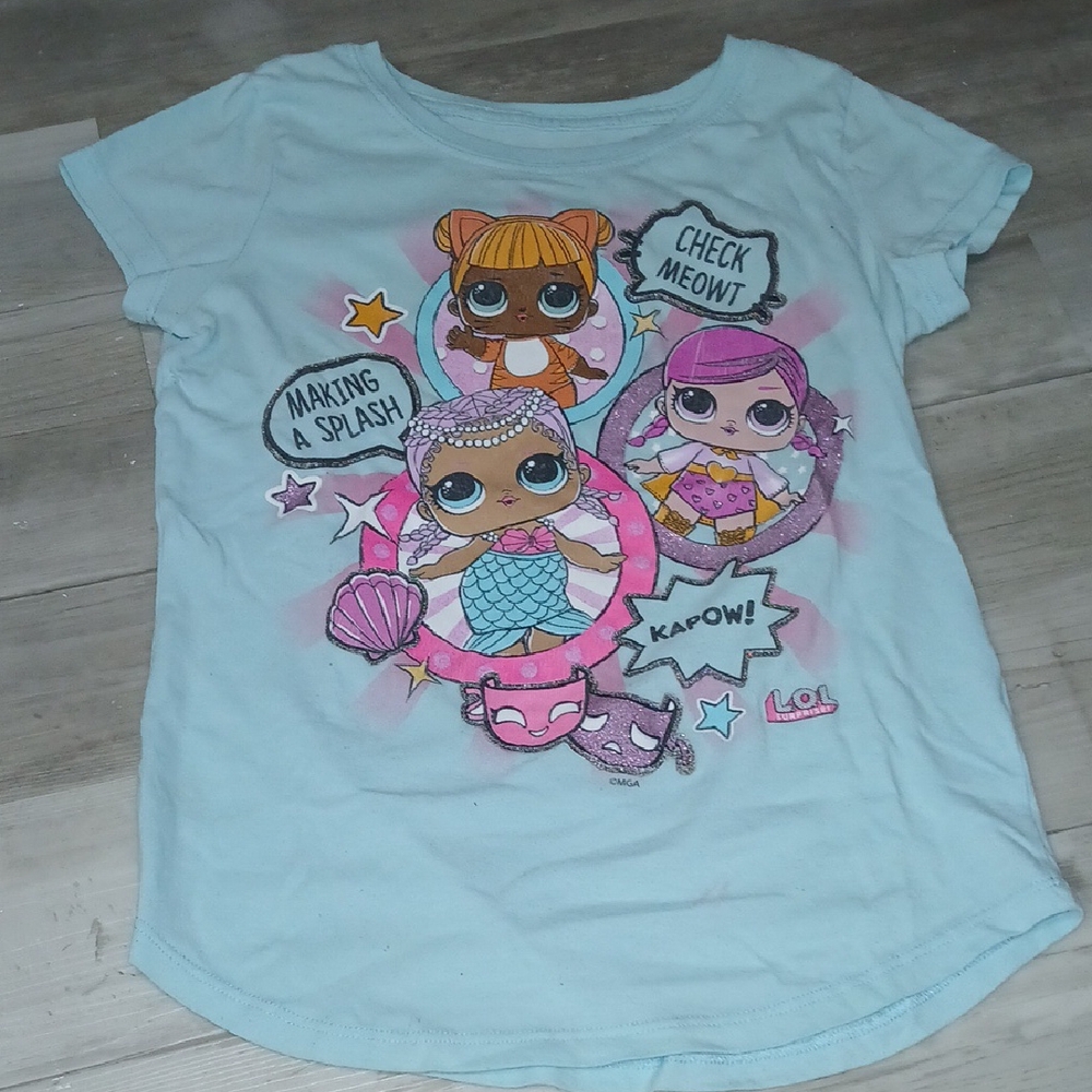 L.O.L. Surprise! Light Blue Graphic Tee